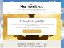 Tablet Screenshot of harmoniexpo.com